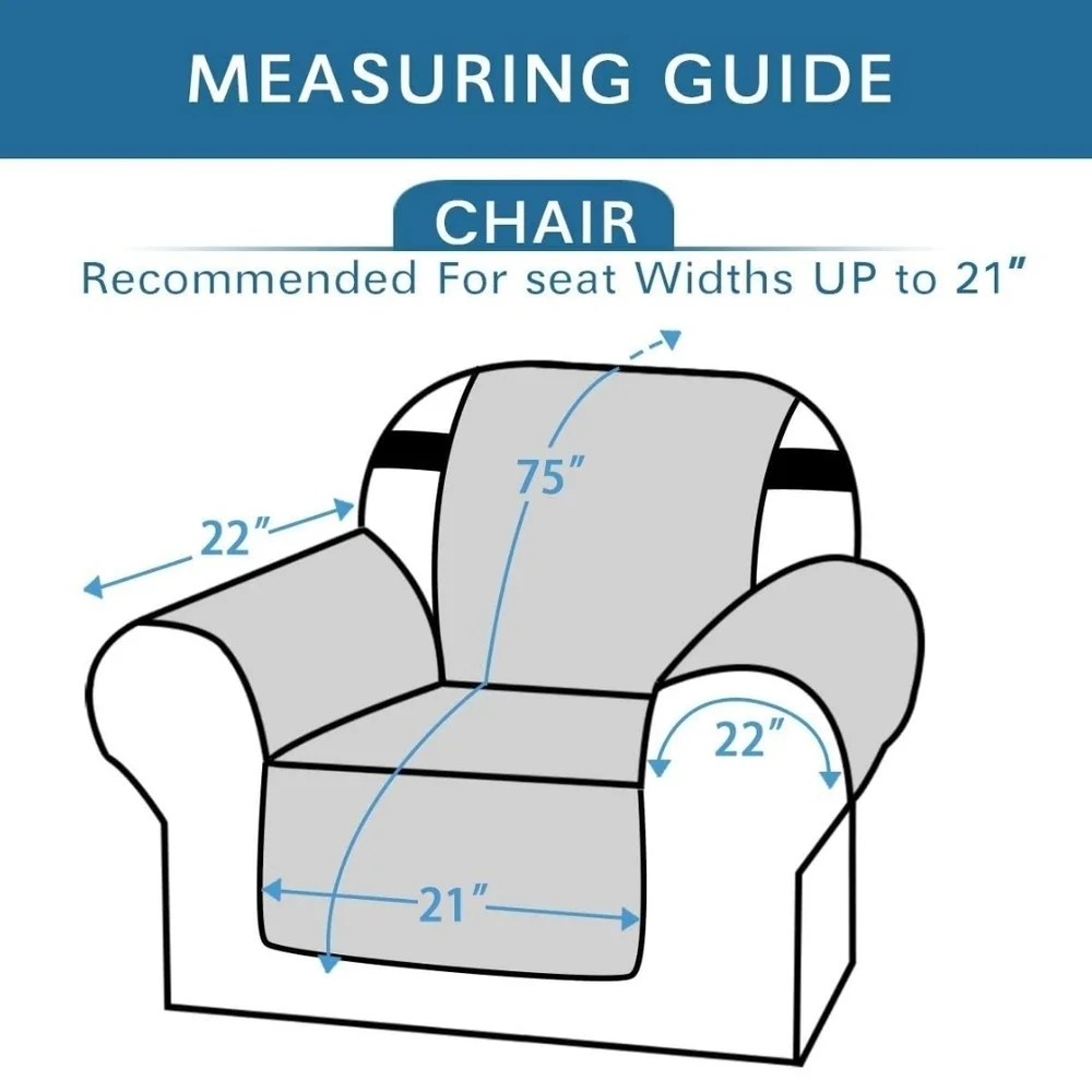 New Armchair Cover Set Of 2